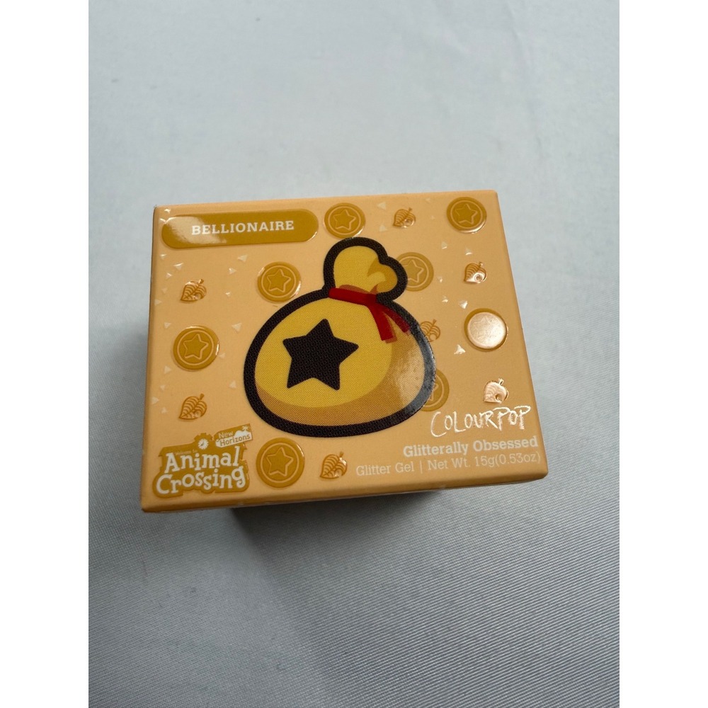 ColourPop Animal Crossing Bellionaire Glitterally Obsessed Glitter Gel Gold 15g